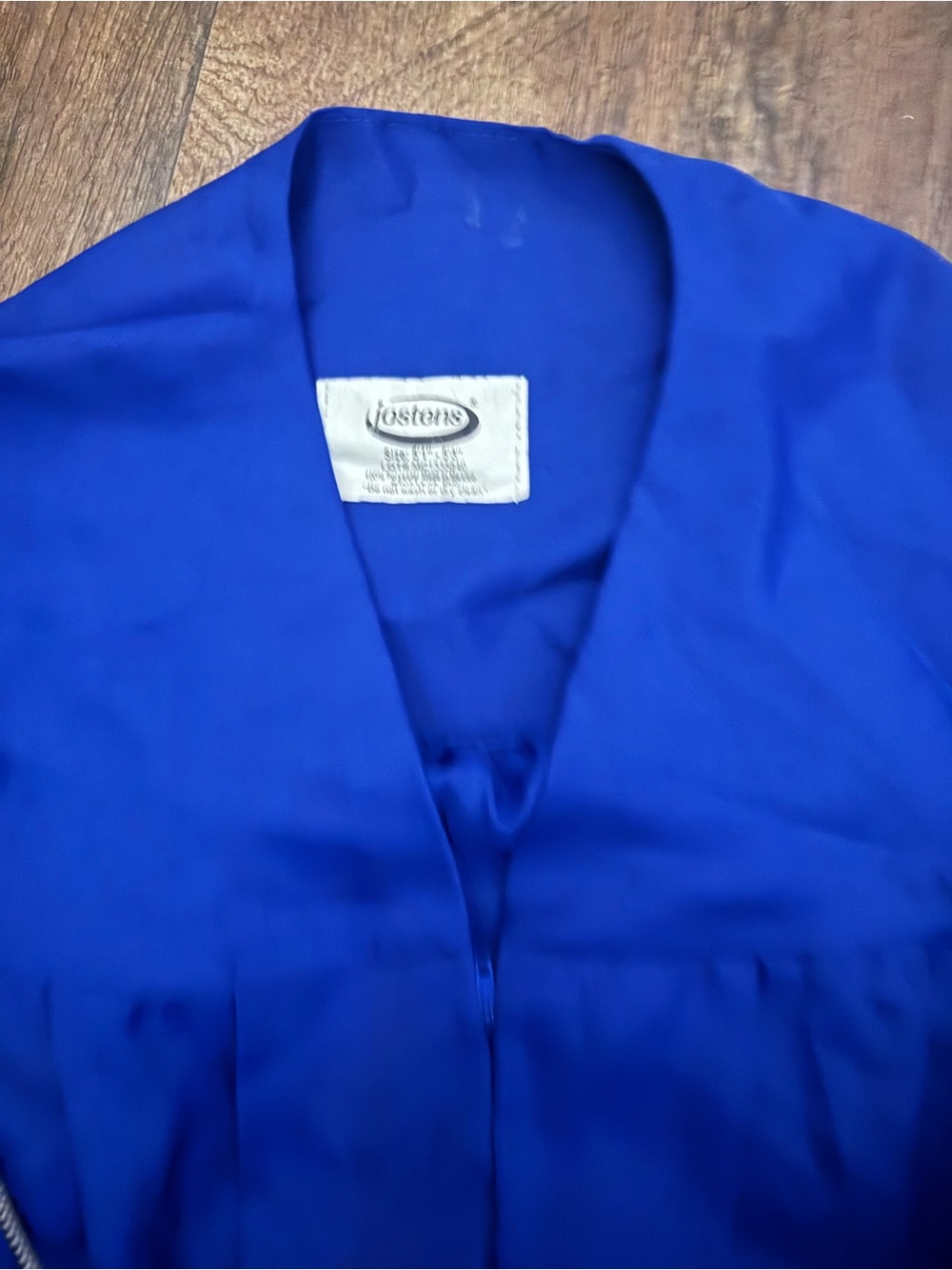 Josten Unisex Royal blue graduation gown